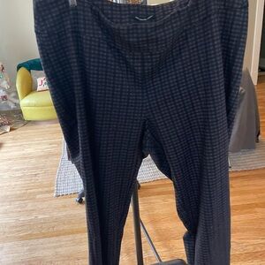 Zac & Rachel Black and Gray Plaid Pants